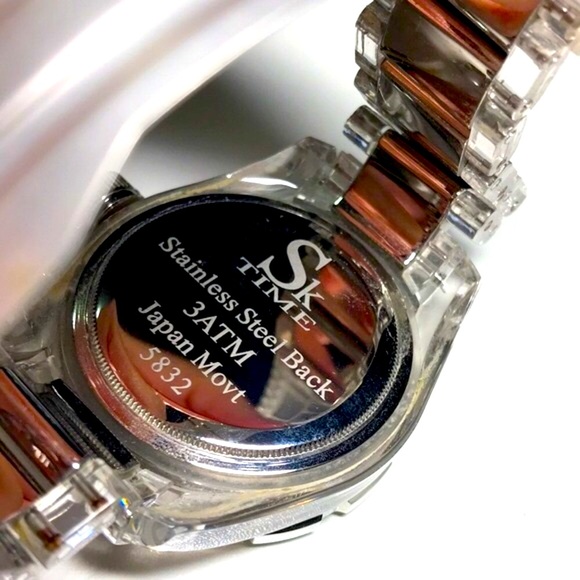 ⭐️HP⭐️ SK TIME Silver Austrian Rhinestones Fashion Watch - Picture 15 of 17